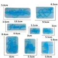 8pcs set silicone cake decoration molds handwritten happy birthday english letters fondant stamp - Happy Birthday Chinese Script Press Mold