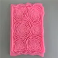 Stampo in silicone rosa 3D per decorazione torta fondente cioccolato e utensile da forno DIY - Stile 3