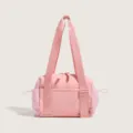 Pink gym duffel bag, large capacity womens shoulder sports bag, multi-functional dry wet separation. - Pink