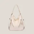 Large capacity versatile women's shoulder bag white commuter hobo bag stylish daily handbag - 34*16*36 / Off White