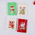 Christmas printed machine sealed packaging bags for cookies, nougat, candies and holiday gifts. - Four-in-One Christmas Gift Mix / 100pcs Pack