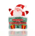 Dettaglio del sacchetto regalo di Natale da appendere con grafica di Babbo Natale. - Babbo Natale / 1 Pezzo