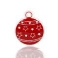 Sacchetto di imballaggio in plastica a forma di palla di Natale caramella regalo dettaglio - Palla Regalo / 1 Pezzo
