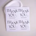 Square baking packaging sealing stickers, DIY gift wrapping adhesive label stickers, 4pcs - Style A / Set of 4