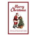 Vintage Santa Claus Christmas Greeting Card Holiday Gift Wrapping Decorative Card - Christmas Tree Santa Style / Style B 11x7cm (30 Sheets)