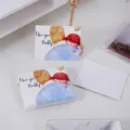 Vatertag Grußkarten Aquarell Papa und Kind Design Notizkarten für Blumensträuße Geschenke - Herzliche Eltern-Kind (Stil C) / 30 Stück/Packung (8x10cm)