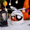 Halloween mummy bunny gift bag plastic candy packaging bag party favor bakery treat bag - Ghost Style
