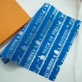 Halloween Wachspapier fettdichtes Lebensmittelverpackung Papier für Backen Party 50 Stück - Blau Halloween-Druck / Blau Packung