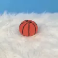 Handcrafted crochet basketball yarn beanbag toy for kids and juggling fun sport item main view - Mixed Color