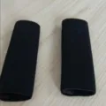 Vue détaillée de la housse de ceinture tactique noire en nylon robuste et durable. - Passant de Ceinture / Noir