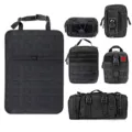 Organizer per schienale auto tattico MOLLE set di borse di stoccaggio militari multiuso. - Borsa Sospesa Tattica Molle Set di 6 Pezzi / Nero