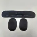 Détail de la sangle de poussée de hanche avec ceinture de poids noire et coussinets en maille. - Ceinture de Poids pour Pont Fessier / Noir
