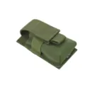 Tactical flashlight pouch nylon outdoor running portable small Molle waist bag green - Army Green