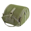 Detailaufnahme der Outdoor Taktischen Helm Tasche, langlebige Nylon MOLLE Ausruestungstasche. - Armeegrün