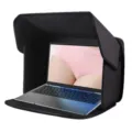 Laptop sun shade privacy hood for 16 inch notebook, waterproof anti-glare business travel cover. - 16"