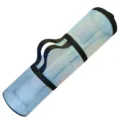 Transparent cylindrical tote storage bag, waterproof holographic gift packaging and organizer. - 60CM / Blue