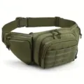 Armeegrüne Taktische Hüfttasche Wasserdichtes 900D Oxford Gewebe Outdoor Sport Bauchtasche - Armeegrün