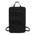 Black tactical car seat back organizer Molle storage panel for outdoor vehicle gear. - Molle Tactical Hanging Bag / Black