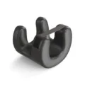 Ergonomic beauty sleep pillow anti wrinkle side sleeping pillow black comfort cushion - Black