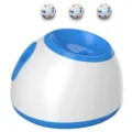 Jouet interactif intelligent pour animaux balle rebondissante automatique chien chat rechargeables - Prise EU / Bleu