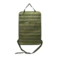 Organisateur de siège auto MOLLE tactique vert armée, panneau de rangement résistant. - Vert Militaire
