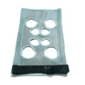 Pet grooming hammock dog nail clipping helper breathable mesh restraint bag with safety straps - One Size / Gray