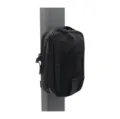 Black magnetic utility pouch for fitness and outdoor sports, waterproof and portable. - 2-Magnet Oxford Cloth Magnetic Pouch