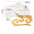 Chinesischer Stil Glückswolke Silikonform für Fondant, Schokolade und DIY Backprojekte. - Glückswolke 02 SX-ZG-24