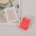Molde de silicona de rosas y jabón terminado, herramienta de bricolaje para velas y yeso - Jabón Cuadrado de Rosa SGZ-42