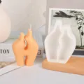 Silicone candle mold DIY abstract human body shape aromatherapy wax gypsum plaster ornament craft - Jianfan Series 4 (LZ-482)