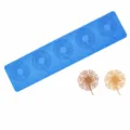 Silicone dandelion lace fondant mold, 5-cavity cake border decorating baking tool for DIY. - 5-Cavity Dandelion