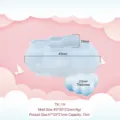 Μικρό καλούπι σιλικόνης σύννεφο καθρέφτη, 3D παγοθήκη, ρητίνη, εργαλείο ψησίματος DIY. - Μικρό Καλούπι Καθρέφτη Συννεφάκι / S