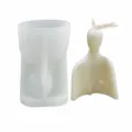 Silicone candle mold human body shape DIY scented candle making tool set with dimensions. - Family-Mother (Slim Version) RX-62-1