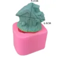 3D cottage silicone mold for candle soap making, detailed cabin shape craft DIY tool. - 3D Stereoscopic House Mold