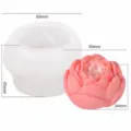 Pfingstrosen Silikonform fuer handgemachte Seife, Fondant, Kuchendekoration und Backen. - Pfingstrose