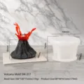 Moule en silicone volcan pour la cuisson de gâteaux mousse, chocolat et pudding bricolage. - Mousse Volcan SW-317