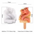 Chinesischer Drache Eiscreme Silikonform DIY Hausgemachte traditionelle Eislöffel Werkzeug - Drachen Eiscreme A (XG-252)