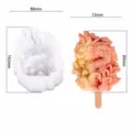 Chinesischer 3D Drachen Silikon Eisform und fertiges Eis am Stiel Display, 95ml Kapazität. - Drachen Eiscreme C (XG-254)