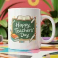 Cute cartoon chalkboard teacher day ceramic coffee mug office desk water gift cup - Exquisite Main Image Stationery Background Style 18 / 350ml