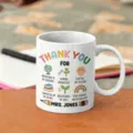 Tazza da caffè in ceramica per insegnanti con grazioso design ad acquerello regalo perfetto - Stile 16 / 350ml