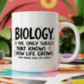 Creative biology teacher ceramic coffee mug, perfect gift for school appreciation and daily use. - 350ml / Biology Fun Style