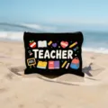 Leraar make-up tas cosmetische etui rits briefpapier school cadeautje organizer - Stijl 11