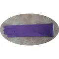 Gants longs en satin violet pour femmes, gants de mariée élégants pour soirée de mariage. - Taille unique / Violet