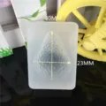 Transparent 3D strawberry silicone mold for UV resin clay DIY craft accessories 30x23mm - Style 1 Mirror / Translucent White
