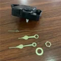 Quartz clock movement mechanism replacement kit with golden hands and hardware for DIY crafts. - Movement Kit - Large Clock