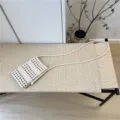 Nuova borsa per cellulare intrecciata cava estiva, mini borsa a tracolla versatile. - Bianco