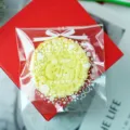 Christmas cellophane cookie bags clear self adhesive plastic packaging for holiday treats and cookies - Clear