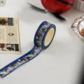 Χριστουγεννιάτικη ταινία Washi για διακόσμηση ημερολογίου DIY, αισθητικό χειμερινό αυτοκόλλητο. - Χριστουγεννιάτικη Καλύβα