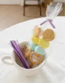 Colorate fascette in plastica per sacchetti di caramelle, pane e regali decorativi. - Viola (100 Pezzi/Confezione)