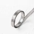 Silver woven ribbon craft cord, 0.5cm width flat band for DIY handmade decoration. - Silver 0.5cm Wide (100m Roll) / Silver